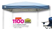 Camp Master 3X3m Instant Gazebo With Guy Ropes & Pegs
