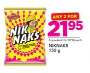 Nik Naks-2 x 150g