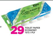 ELSO Toilet Paper Economy 1 Ply 10's