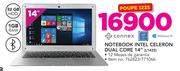 Connex Notebook Intel Celeron Dual Core 14" L1435