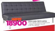 Sofá Cama Preto Aspen