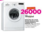 Whirlpool Maquina De Lavar Roupa Branca Com Carregamento Frontal 7Kg AWP 7100 SL