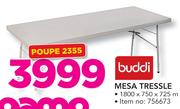 Buddi Mesa Tressle 1800x750x725mm