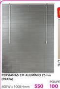 Decorland Persianas em Aluminio 25mm 1000x1000mm