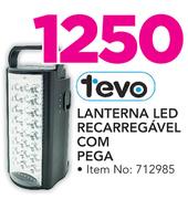 Tevo Lanterna LED Recarregável com Pega