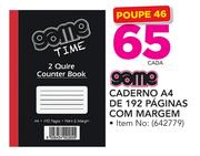 Game Caderno A4 de 192 Paginas com margem-cada