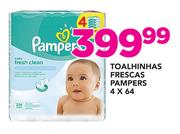 toalhinhas Frescas Pampers 4x64