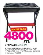 Megamaster Churrasqueira Barrel 700