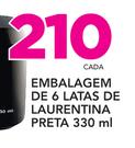 Embalagem De 6 Latas De Laurentina Preta-330ml Cada
