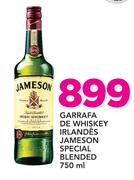Garrafa De Whiskey Irlandes Jameson Special Blended -750ml