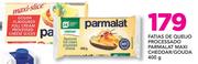 Fatias de Queijo Processado Parmalat Maxi Cheddar/gouda-400g