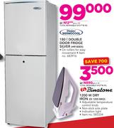 Haier Thermocool Double Door Fridge Silver HR180EX