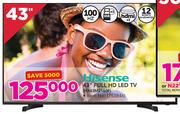 Hisense 43" Full HD LED TV HX43M2106F