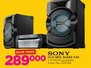Sony Hi-Fi MDL Shake X30
