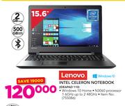 Lenovo Intel Celeron Notebook IDEAPAD 110