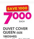 Duvet Cover Queen SIZE 1 BEDSHEET-Each