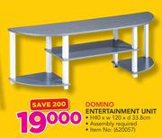 Domino Entertainment Unit H40 x W120 x D33.8cm