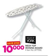 House Of York Mesh Top Ironing Board