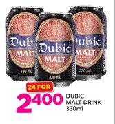 Dubic Malt Drink-24 x 330ml