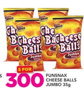 Funsnax Cheese Balls Jumbo-5 x 35g