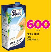 Peak Hut Full Cream-1Ltr Each