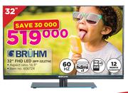 Bruhm 32" FHD LED BFP-32LETW