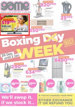 Game Tanzania : Boxing Day (26 Dec 2017 - 3 Jan 2018), page 1