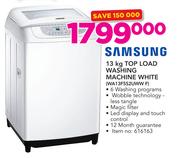 Samsung 13Kg Top Load Washing Machine White WA13F5S2UWW F
