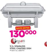 Tissolli 9.5Ltr Stainless Steel Chafing Dish