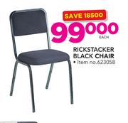 Rickstacker Black Chair-Each