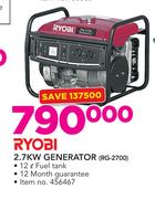 Ryobi 2.7KW Generator RG-2700
