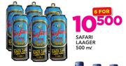 Safari Laager-6 x 500ml