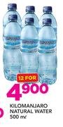 Kilomanjaro Natural Water-12 x 500ml