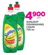 Sunlight Dishwashing Liquid-750ml Each