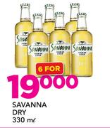 Savanna Dry-6 x 330ml