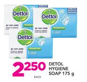 Dettol Hygiene Soap-175gm Each