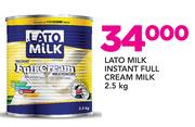 Lato Milk Instant Full Cream Milk-2.5Kg