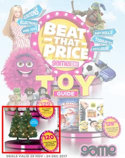 Game Toys : Beat that Price (29 Nov - 24 Dec 2017), page 1
