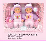 My Sweet Love 30cm Soft Body Baby Twins