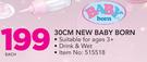 Baby Born 30cm New Baby Born-Each