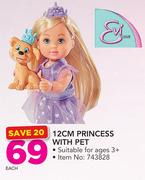 Evi Love 12cm Princess With Pet-Each