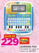 Win Fun Learning Pad-Each