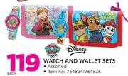 Paw Patrol Watch And Wallet Sets-Each