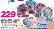 Character Kiddies Beach bag Sets-Per Set