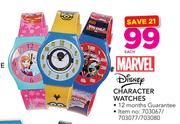 Marvel Disney Character Watches-Each