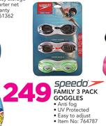 Speedo Family 3 Pack Goggles
