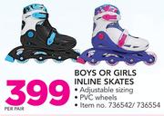 Girls Or Boys Training Skates-Per Pair