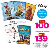 Disney's Zootropolis DVD’s-Each