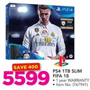 PS4 1TB Slim FIFA 18