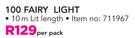Indoor Flashing 100 Fairy Light-Per Pack